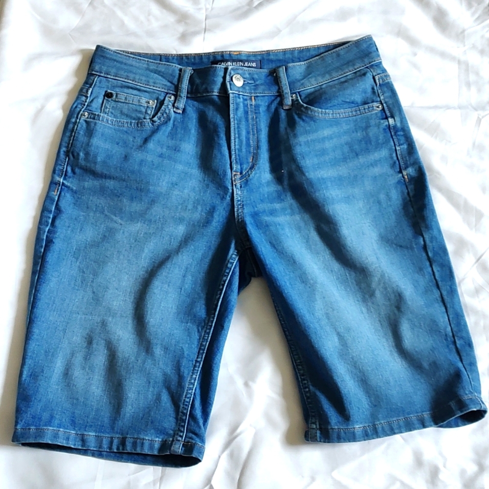 Calvin Klein blue jean shorts